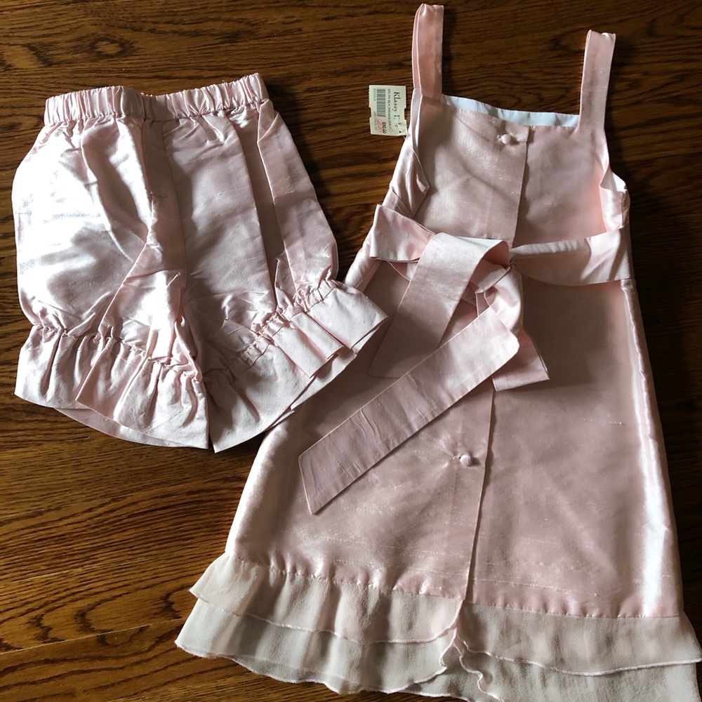 NWT Baby Boo Silk Dress With Bloomer - Picture 8 of 14